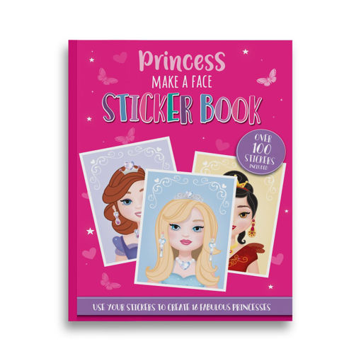 Picture of MAKE A FACE STICKER BOOK PRINCESS